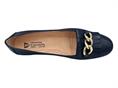 casanova 1314 blu decolte  donna pelle catena