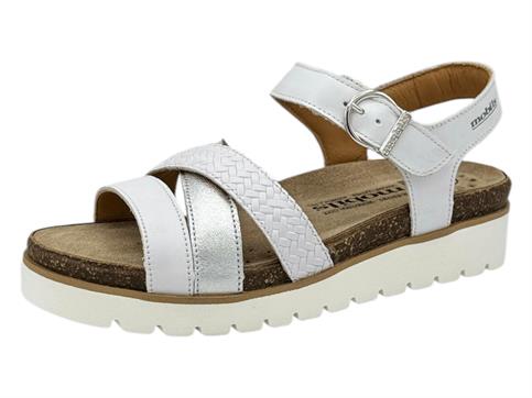 mephisto thina off white  sandalo donna plantare