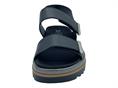 mephisto dominica nero sandalo donna pelle velcro