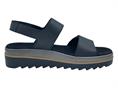 mephisto dominica nero sandalo donna pelle velcro