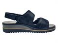mephisto darcie nero sandalo donna pelle velcro