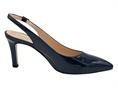 calpierre dh56 blu slingback  donna pelle tacco alto