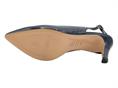 calpierre dh56 blu slingback  donna pelle tacco alto