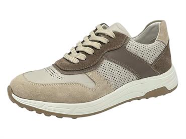 melluso u56034 beige sneakers pelle  uomo