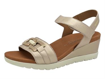 mephisto yulia platino sandalo donna pelle zeppa