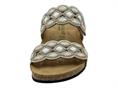 grunland cb0828 bianco ciabatta donna re-soft strass