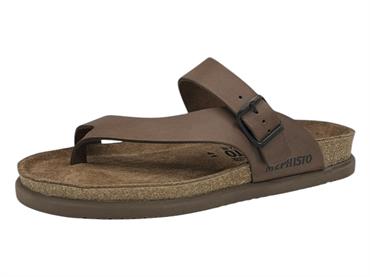 mephisto niels dark brown infradito uomo pelle