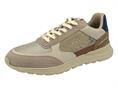 ambitious 13571 taupe sneakers pelle tessuto uomo