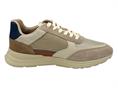 ambitious 13571 taupe sneakers pelle tessuto uomo