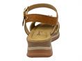 donna serena 445693 cuoio sandalo donna zeppa rafia