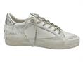 crime london 20132 bianco sneakers pelle donna