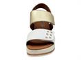 mephisto swena bianco sandalo  donna pelle zeppa