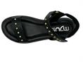 mjus L17004 nero sandalo donna borchie pelle