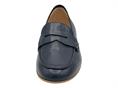 luca grossi h124 blu mocassino donna fondo cuoio