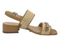 luca grossi l245s beige sandalo donna tacco medio