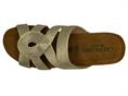 grunland cb3286 platino ciabatta  donna zeppa alta