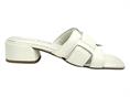 francesco brunelli bg5205 bianco ciabatta donna