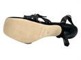 janet j-182 nero sandalo donna tacco alto pelle