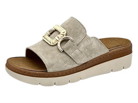 grunland ce0456 beige ciabatta donna plantare pelle