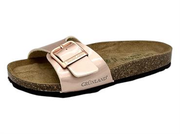 grunland cb0727 cipria ciabatta  donna monofascia