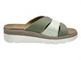 grunland ce0459 menta ciabatta donna plantare pelle