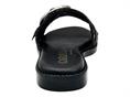 carmela 162198 nero ciabatta donna tacco basso pelle