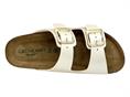 grunland cb0726 platino ciabatta donna doppia fascia