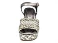 carmela 162224 platino sandalo donna tacco alto