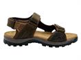 grunland sa0236 tmoro sandalo uomo pelle velcro