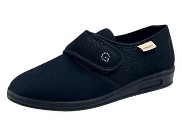 grunland pa1201 neropantofola donna elasticizzata