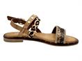 18+ 8873 bronzo sandalo donna strass cavallino rafia