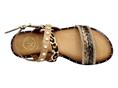 18+ 8873 bronzo sandalo donna strass cavallino rafia