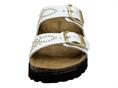 grunland cb0750 bianco ciabatta donna doppia fascia