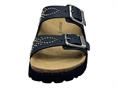 grunland cb0750 nero ciabatta donna doppia fascia