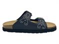grunland cb0750 nero ciabatta donna doppia fascia
