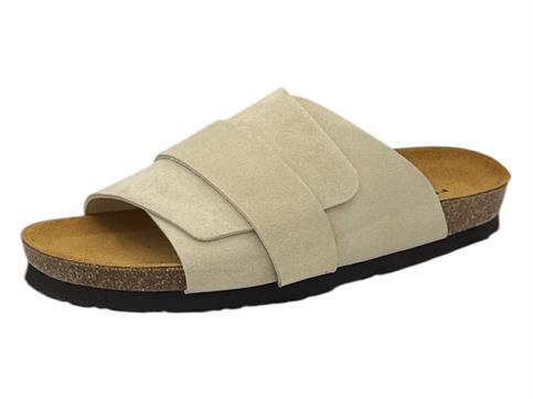 frau 17d4 cappuccino ciabatta donna fascia larga