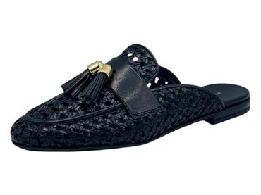 frau 95T nero sabot donna pelle intrecciato