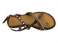 18+ 8874 t.moro sandalo donna pelle tacco basso