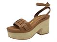 janet j-152 cuoio sandalo donna pelle tacco alto