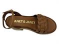 janet j-152 cuoio sandalo donna pelle tacco alto