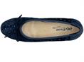 melluso g202a blu decolte donna zeppa camoscio