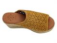 popa arenita beige ciabatta donna zeppa corda pelle