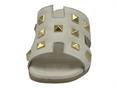 MELLUSO K56018W crema ciabatta donna borchie pelle