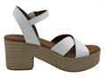 popa clifton pielblanco  sandalo donna
