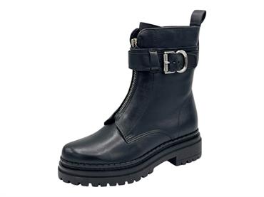 mjus l97202 nero anfibio donna pelle carrarmato