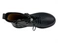 mjus l44212 nero anfibio  donna pelle carrarmato
