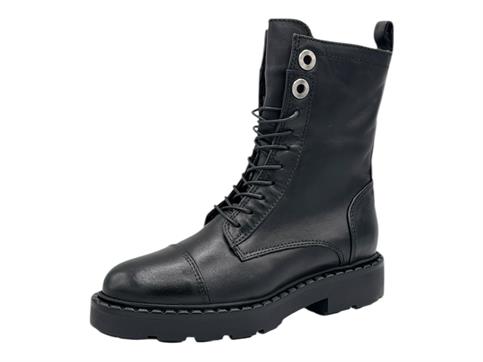 mjus l88208 nero anfibio donna pelle carrarmato
