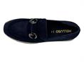 melluso r25083 navy sneakers donna zeppa camoscio