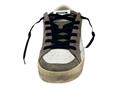 crime london 11110 bianco sneakers pelle  uomo