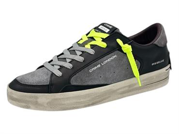 crime london 11103 nero sneakers pelle uomo